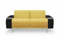 
Fabric & Hide leather details: Mustard fabric - Black leather