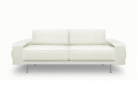 
Fabric & Hide leather details: White fabric - White leather