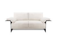 
Fabric & Hide leather details: White fabric - Black leather