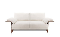 
Fabric & Hide leather details: White fabric -  Brown leather
