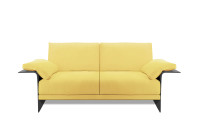 
Fabric & Hide leather details: Mustard fabric - Black leather