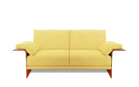 
Fabric & Hide leather details: Mustard fabric - Bulgarian Red leather