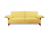 
Fabric & Hide leather details: Mustard fabric - Bulgarian Red leather