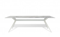 
Table top material: Ceramic White Arabescato