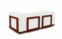 
Finishing combinations: Mahogany structure - White fabric