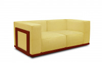 
Finishing combinations: Mahogany structure - Mustard  fabric