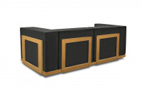 
Finishing combinations: Oak structure - Black fabric