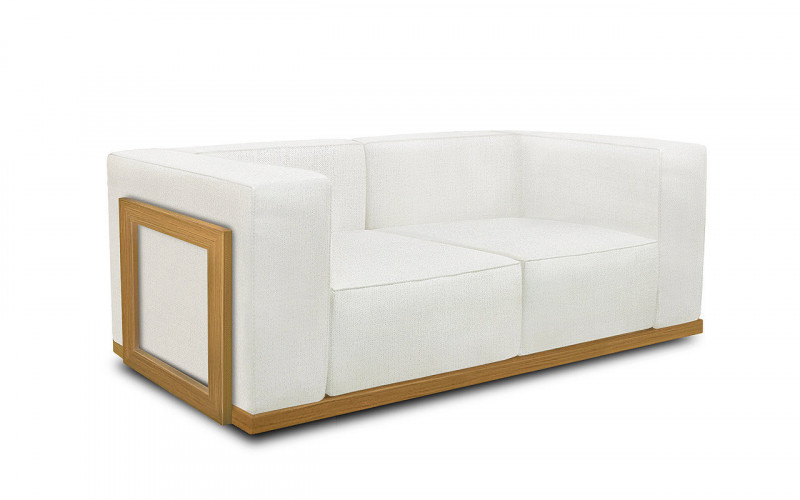 Isolabella Wood 2 Seater fabric