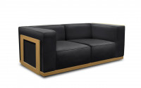 
Finishing combinations: Oak structure - Black leather