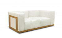 
Finishing combinations: Oak structure - White leather