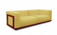 
Finishing combinations: Mahogany structure - Mustard  fabric