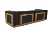
Finishing combinations: Oak structure - Black fabric