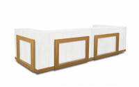 
Finishing combinations: Oak structure - White fabric