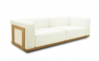 
Finishing combinations: Oak structure - White leather
