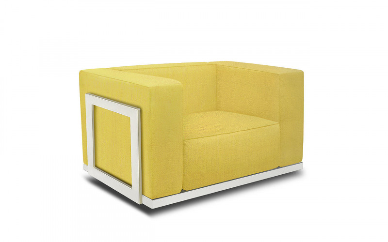 Isolabella Chrome Armchair fabric
