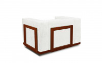 
Finishing combinations: Mahogany structure - White fabric