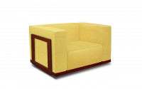 
Finishing combinations: Mahogany structure - Mustard  fabric
