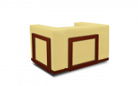 
Finishing combinations: Mahogany structure - Beige leather