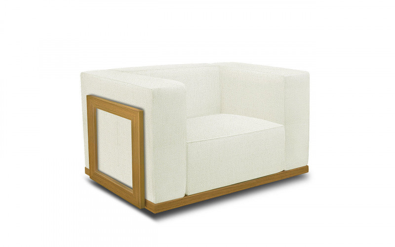 Isolabella Wood Armchair fabric