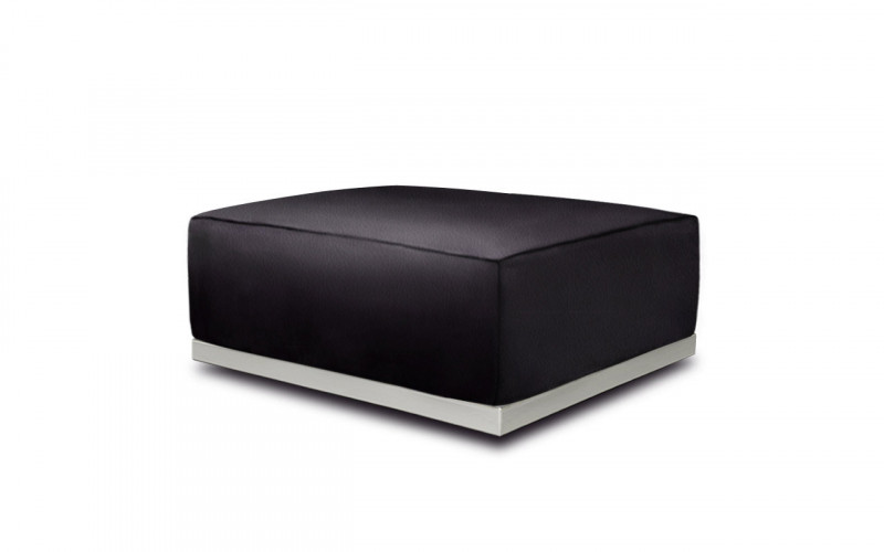 Isolabella Chrome Ottoman leather