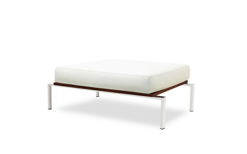 Oceanic  Ottoman leather