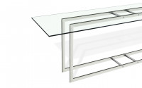 
Finish: Polished stainless steel
